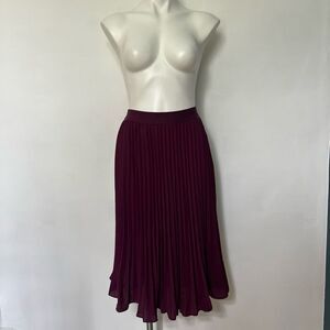 Grace Karin Pleated Midi Skirt